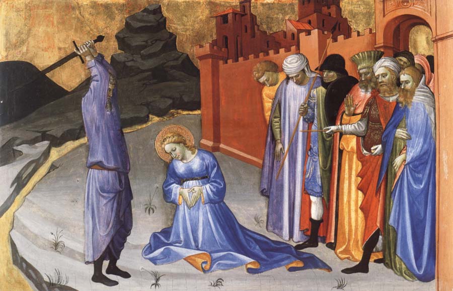 Gherardo Starnina The Beheading of Saint Catherine